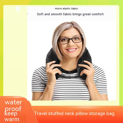 Refillable Travel Neck Pillowcase