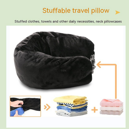 Refillable Travel Neck Pillowcase