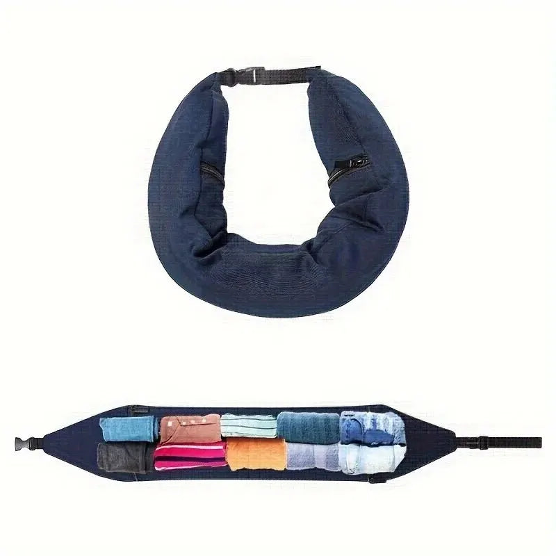 Refillable Travel Neck Pillowcase